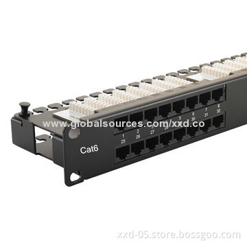 ABS 48-port UTP Cat6 Patch Panel for Network Cable SystemNew